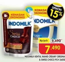 Promo Harga Indomilk Susu Kental Manis Plain, Cokelat 260 gr - Superindo