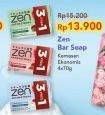 Promo Harga ZEN Anti Bacterial Body Soap 70 gr - Alfamart