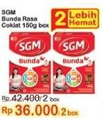 Promo Harga SGM Bunda Susu Ibu Hamil & Menyusui Cokelat 150 gr - Indomaret