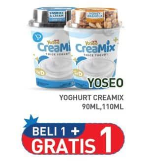 Promo Harga YOSEO Creamix Thick Yogurt 90 gr - Hypermart
