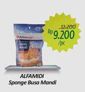 Promo Harga ALFAMIDI Spons Busa Mandi  - Alfamidi