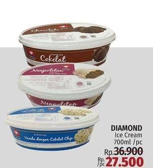 Promo Harga Diamond Ice Cream 700 ml - LotteMart