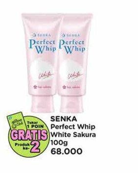 Promo Harga Senka Perfect Whip Facial Foam Sakura 120 gr - Watsons