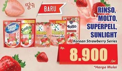 RINSO, MOLTO, SUPER PELL, SUNLIGHT Korean Strawberry