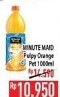 Promo Harga MINUTE MAID Juice Pulpy Orange 1000 ml - Hypermart