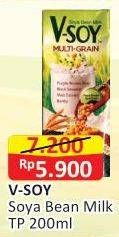 Promo Harga V-SOY Soya Bean Milk 200 ml - Alfamart