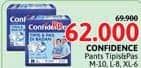 Confidence Adult Pants Tipis & Pas Di Badan 6 pcs Diskon 11%, Harga Promo Rp62.000, Harga Normal Rp69.900