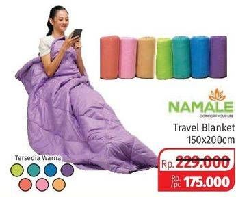 Promo Harga NAMALE Travel Blanket 150x200cm  - Lotte Grosir