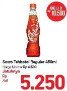Promo Harga SOSRO Teh Botol Original 450 ml - Carrefour