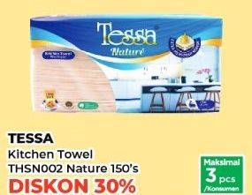 Promo Harga Tessa Nature Kitchen Towel Fold 150 sheet - Yogya