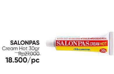 Promo Harga Salonpas Cream Hot 30 gr - Guardian