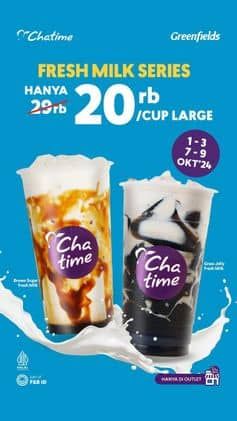 Promo Harga Fresh Milk Series  - Chatime