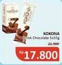 Promo Harga KOKONA Drinking Chocolate per 5 pcs 35 gr - Alfamidi