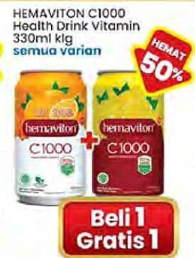 Promo Harga Hemaviton C1000 All Variants 330 ml - Indomaret