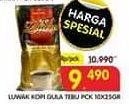 Promo Harga Luwak Kopi + Gula per 10 sachet 25 gr - Superindo