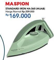 Promo Harga MASPION HA 365 | Iron Hijab Series  - Carrefour