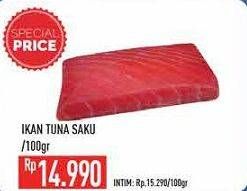 Promo Harga Tuna Saku per 100 gr - Hypermart