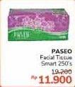Promo Harga PASEO Facial Tissue Smart 250 pcs - Alfamidi