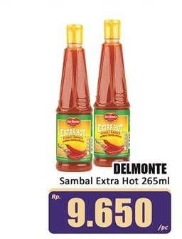 Promo Harga DEL MONTE Sauce Extra Hot Chilli 270 ml - Hari Hari