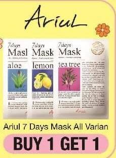 Promo Harga ARIUL Face Mask All Variants  - Alfamart