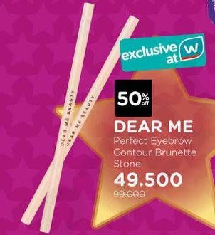 Promo Harga DEAR ME BEAUTY Perfect Eyebrow Contour Brunette  - Watsons
