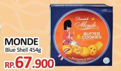 Promo Harga MONDE Butter Cookies 454 gr - Yogya