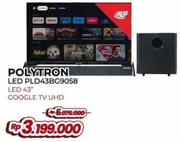 Promo Harga Polytron PLD43BG9058  - Yogya