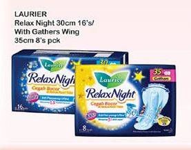 Promo Harga LAURIER Relax Night 30cm / 35cm  - Indomaret