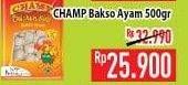 Promo Harga CHAMP Bakso 500 gr - Hypermart