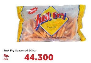 Promo Harga JUST FRY French Fries Seasoned 900 gr - Carrefour