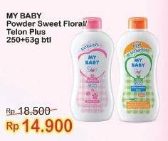 Promo Harga MY BABY Baby Powder Sweet Floral, Telon Plus 250 gr - Indomaret