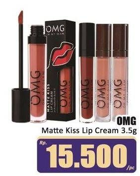 Promo Harga OMG Matte Kiss Lip Cream 3 gr - Hari Hari