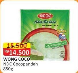 Promo Harga WONG COCO Nata De Coco Cocopandan 850 gr - Alfamart