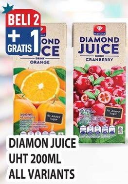 Promo Harga Diamond Juice All Variants 200 ml - Hypermart