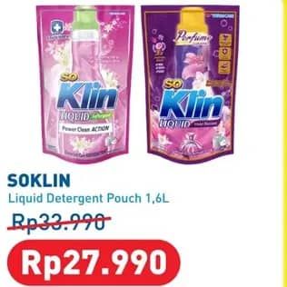 Promo Harga So Klin Liquid Detergent 1600 ml - Hypermart
