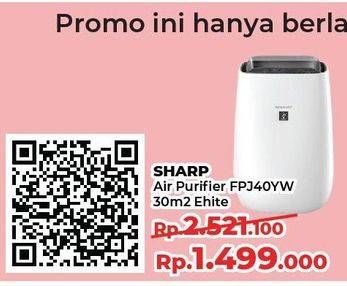 Promo Harga Sharp Air Purifier FP-J40YW  - Yogya
