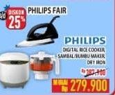 Promo Harga PHILIPS RICE Cooker/Chopper/Dry Iron  - Hypermart