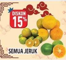 Promo Harga Aneka Jeruk All Variants per 100 gr - Hypermart