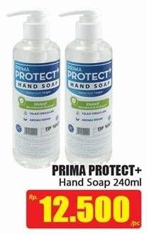Promo Harga PRIMA PROTECT PLUS Hand Soap 240 ml - Hari Hari