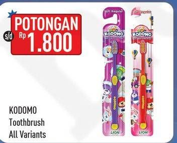 Promo Harga KODOMO Toothbrush Kids 6+  All Variants  - Hypermart