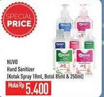 Promo Harga NUVO Hand Sanitizer 18 ml - Hypermart