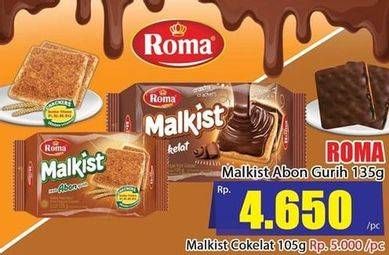 Promo Harga ROMA Malkist Abon, Cokelat 105 gr - Hari Hari