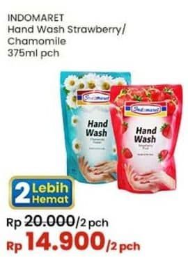 Promo Harga Indomaret Hand Wash Camomile, Strawberry 375 ml - Indomaret