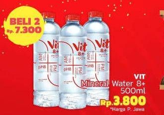 Promo Harga VIT 8+ Air Minum pH Tinggi 500 ml - LotteMart