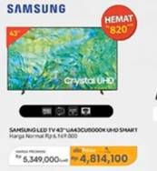 Promo Harga Samsung UA43CU8000K  - Carrefour