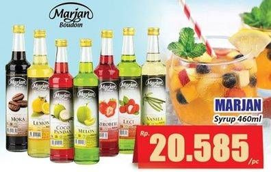 Promo Harga Marjan Syrup Boudoin All Variants 460 ml - Hari Hari