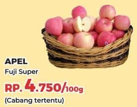 Promo Harga Apel Fuji Super per 100 gr - Yogya