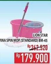 Promo Harga LION STAR Livina Spin Mop BM-45  - Hypermart