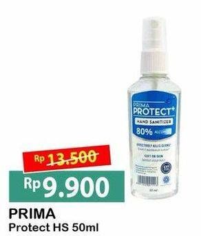Promo Harga PRIMA PROTECT PLUS Hand Sanitizer Gel 50 ml - Alfamart