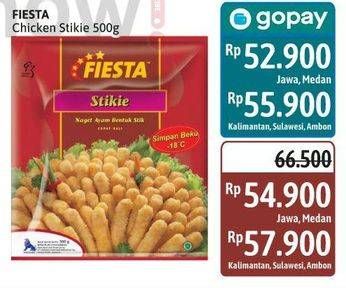 Promo Harga Fiesta Naget Stikie 500 gr - Alfamidi